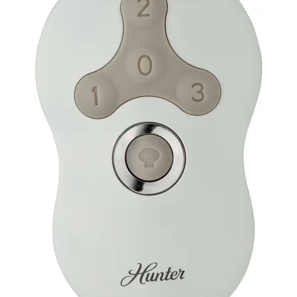 Hunter White and Gray Fan Remote Control
